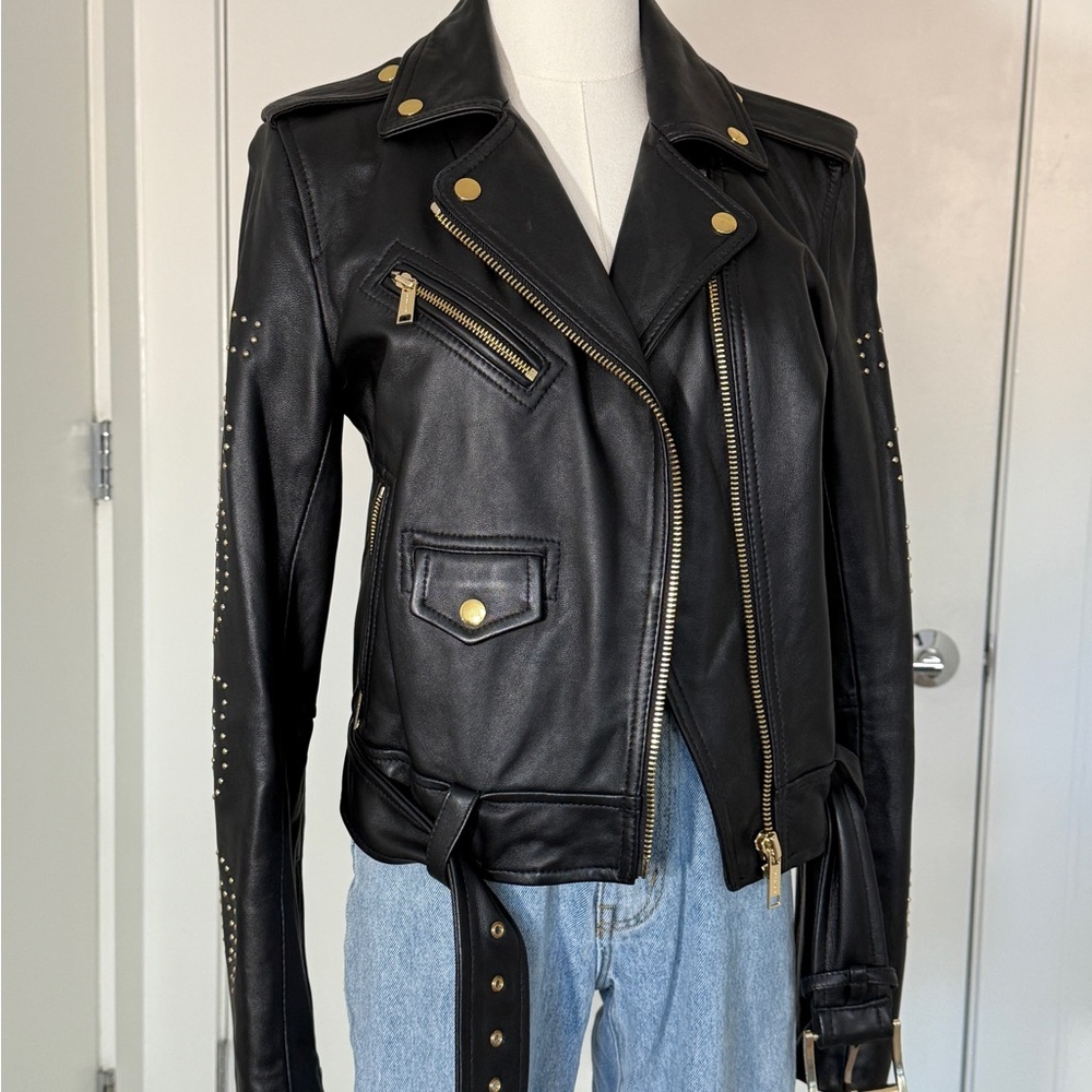 Michael Kors real leather jacket